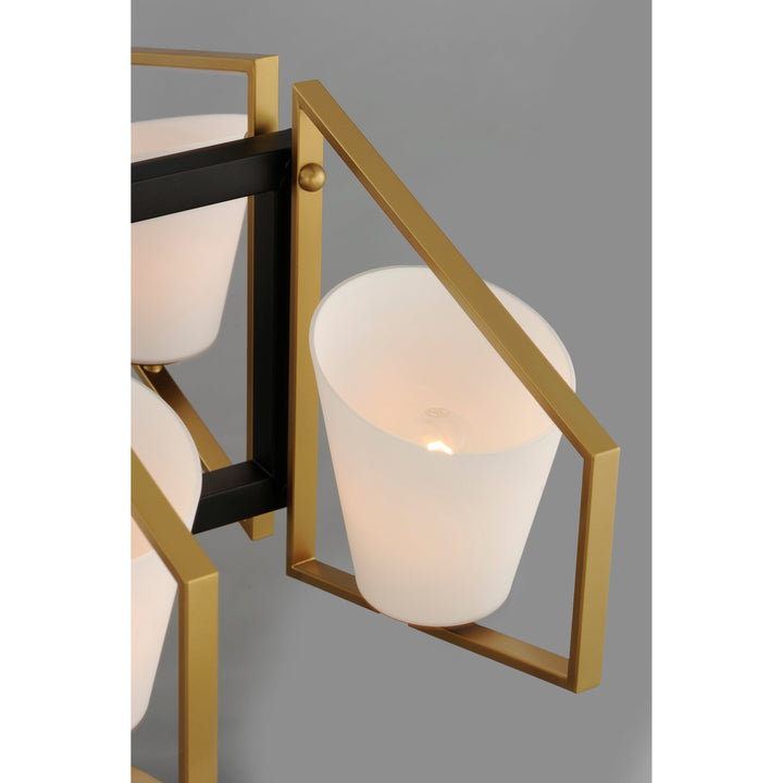 Maxim Oblique 26358SWGLDBK Pendant Light - Gold / Black