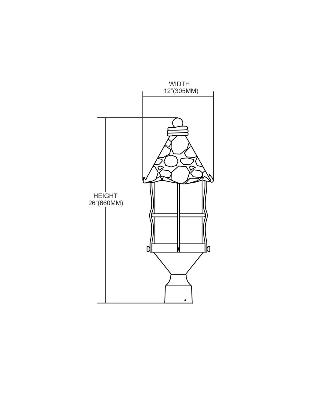 Elk Lighting 389-AC  Rustica Outdoor Antique Copper