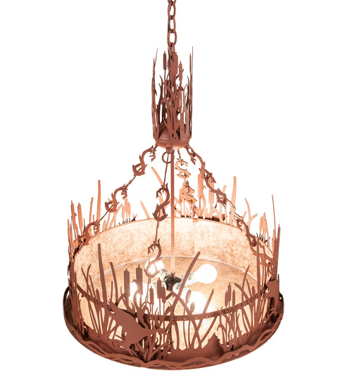 Meyda Tiffany Ducks In Flight 26380 Pendant Light - Rust