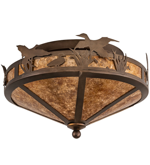 Meyda Tiffany Ducks In Flight 26389 Ceiling Light - Antique Copper