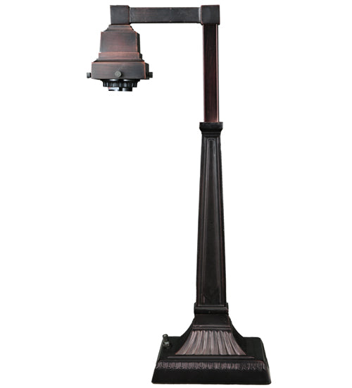 Meyda Tiffany Lighting 26413 Mission One Light Table Base Utility Light Bronze / Dark