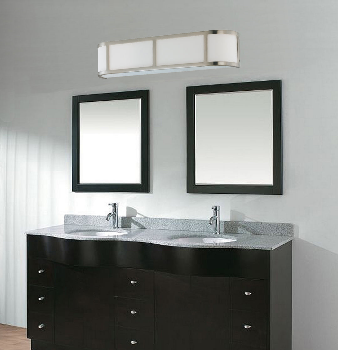Nuvo Odeon 60-2873 Bath Vanity Light 24 in. wide - Brushed Nickel