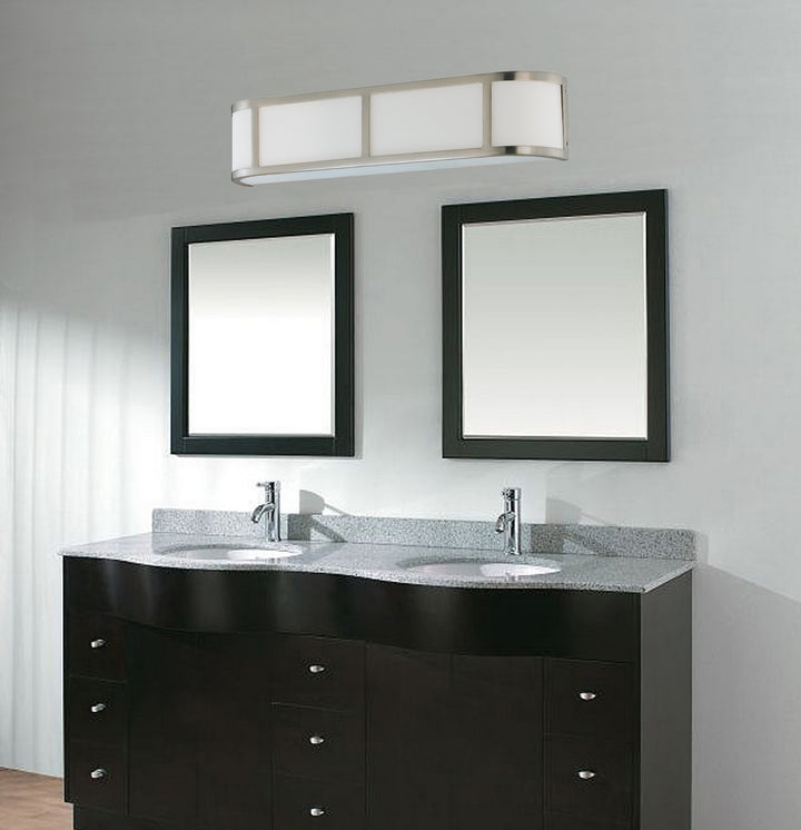 Nuvo Odeon 60-2873 Bath Vanity Light 24 in. wide - Brushed Nickel