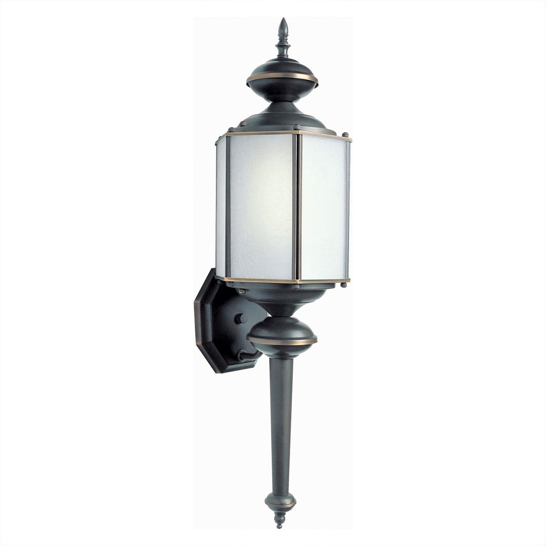 Forte Lighting 10021-01-14 Exterior Royal Bronze One Light Outdoor Lantern Outdoor Bronze / Dark