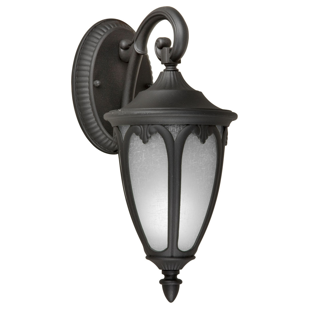 Forte Lighting 17048-01-04  One Light Outdoor Lantern Outdoor Black