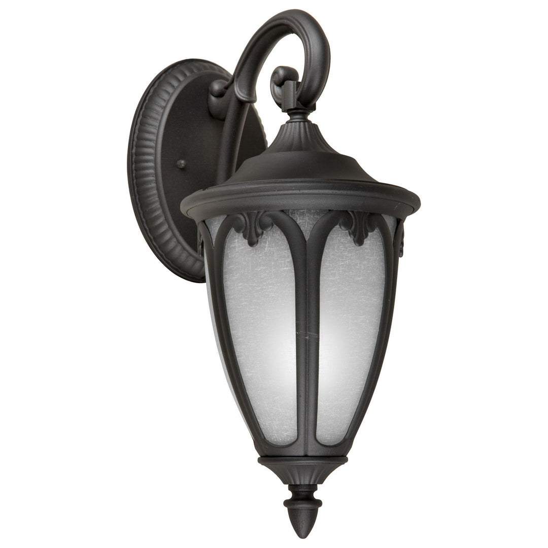 Forte Lighting 17049-01-04  One Light Outdoor Lantern Outdoor Black