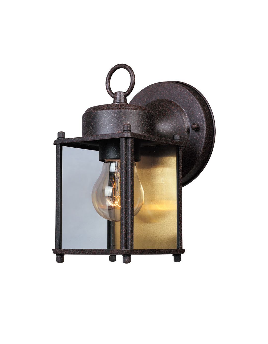 Designers Fountain 1161-RP Basic Porch One Light Wall Lantern Utility Light Bronze / Dark