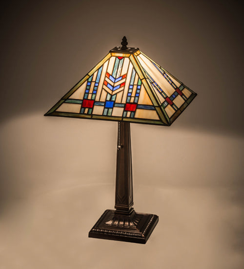 Meyda Tiffany Lighting 26513 Prairie Wheat One Light Table Lamp Lamp Bronze / Dark