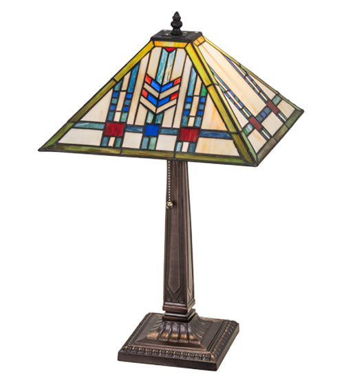 Meyda Tiffany Lighting 26513 Prairie Wheat One Light Table Lamp Lamp Bronze / Dark