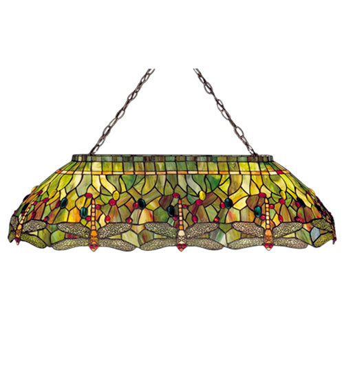 Meyda Tiffany Tiffany Hanginghead Dragonfly 26544 Pendant Light - Craftsman Brown