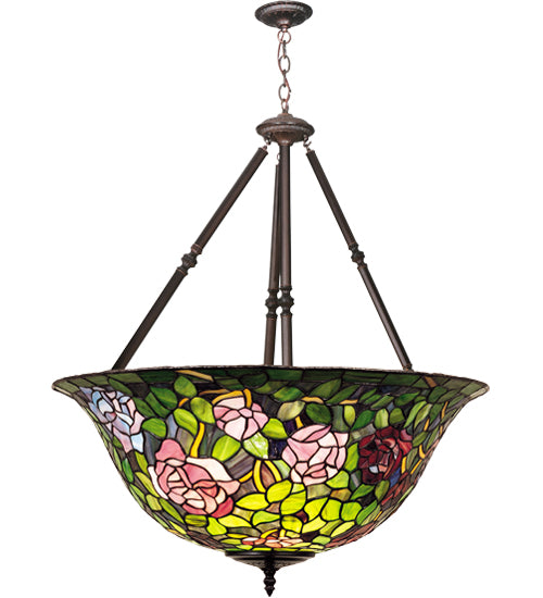 Meyda Tiffany Tiffany Rosebush 26554 Pendant Light - Verdigris