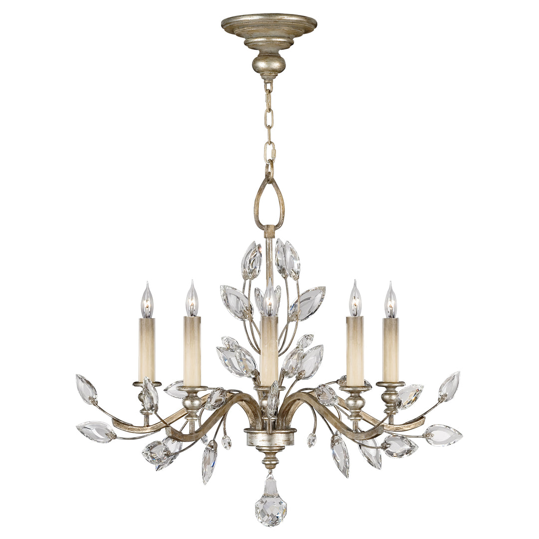 Fine Art Crystal Laurel 753040ST Chandelier Light - Silver