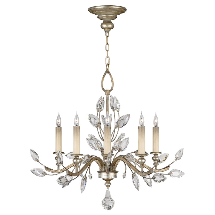 Fine Art Crystal Laurel 753040ST Chandelier Light - Silver