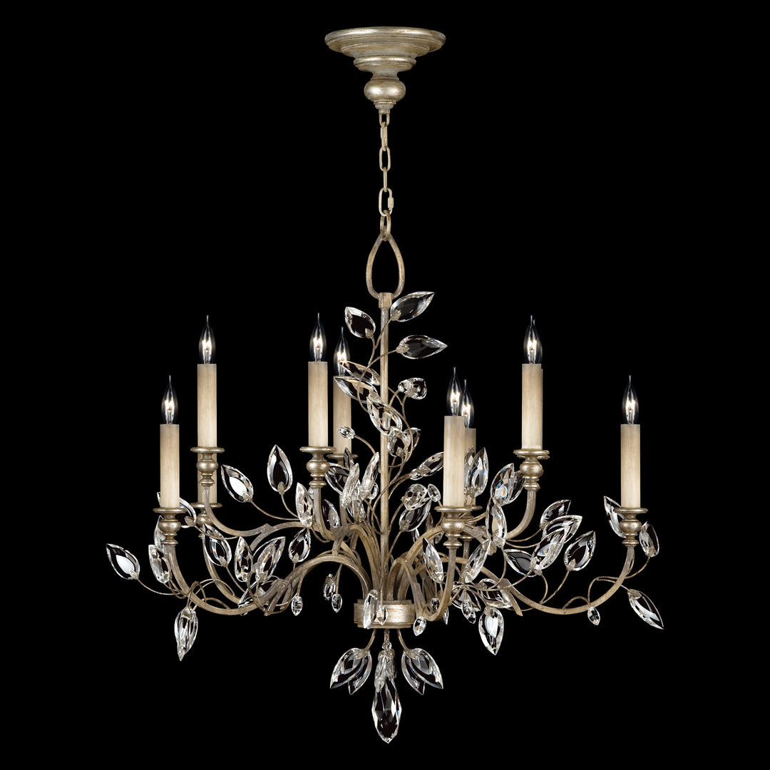 Fine Art Crystal Laurel 753140ST Chandelier Light - Silver