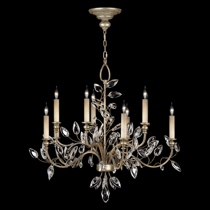 Fine Art Crystal Laurel 753140ST Chandelier Light - Silver