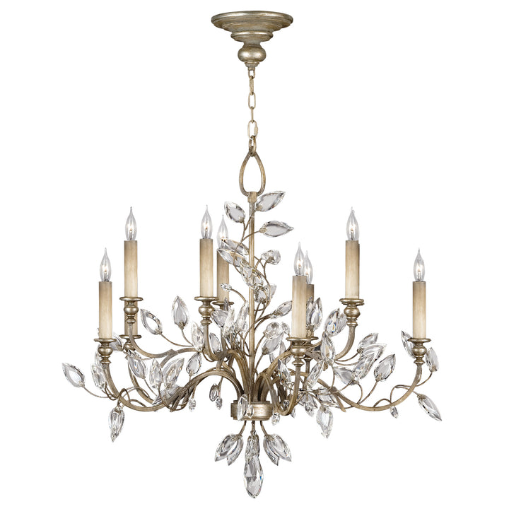 Fine Art Crystal Laurel 753140ST Chandelier Light - Silver