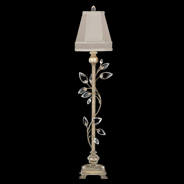 Fine Art Lighting 752915ST Crystal Laurel One Light Console Lamp Lamp Pewter, Nickel, Silver