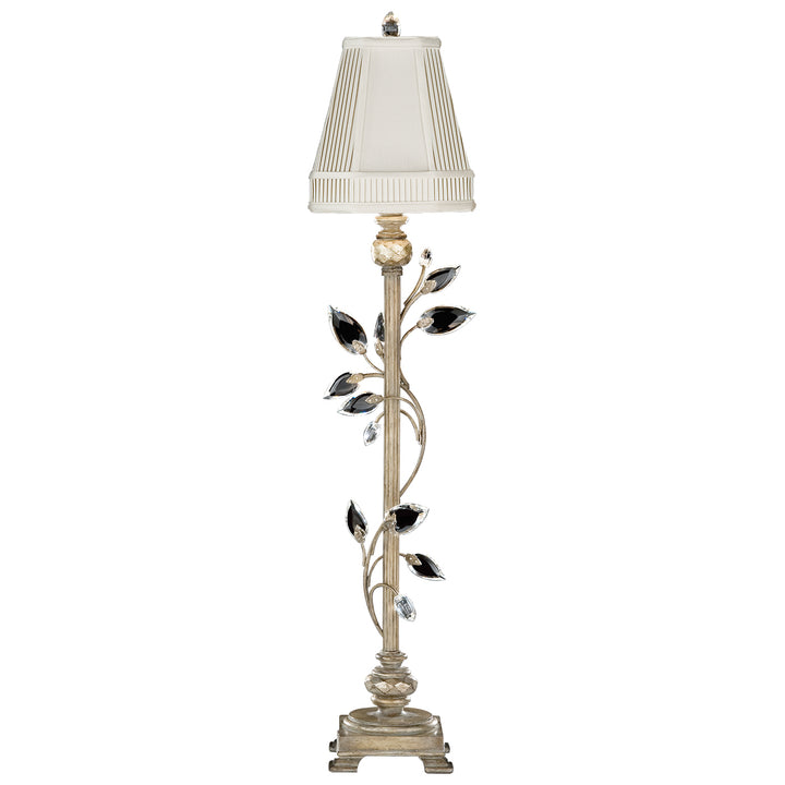 Fine Art Lighting 752915ST Crystal Laurel One Light Console Lamp Lamp Pewter, Nickel, Silver
