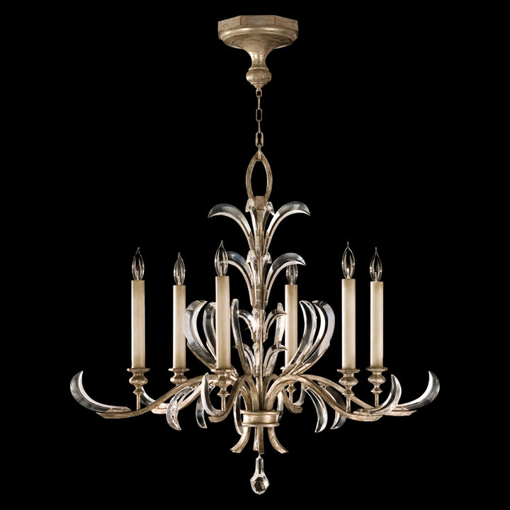 Fine Art Beveled Arcs 739140ST Chandelier Light - Silver
