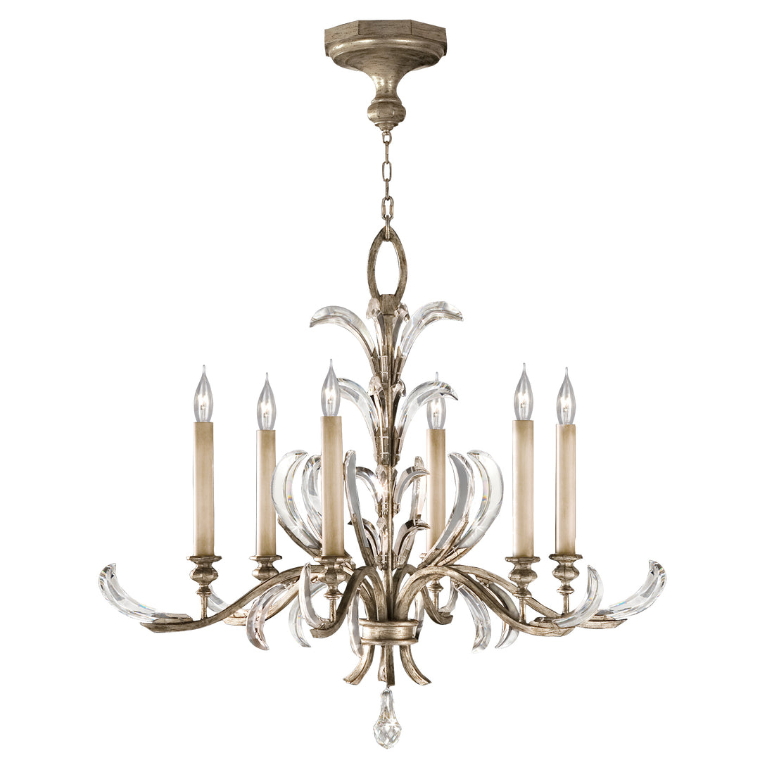 Fine Art Beveled Arcs 739140ST Chandelier Light - Silver