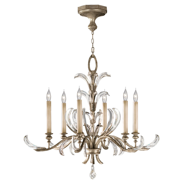 Fine Art Beveled Arcs 739140ST Chandelier Light - Silver