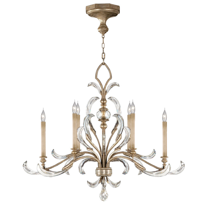Fine Art Beveled Arcs 739240ST Chandelier Light - Silver