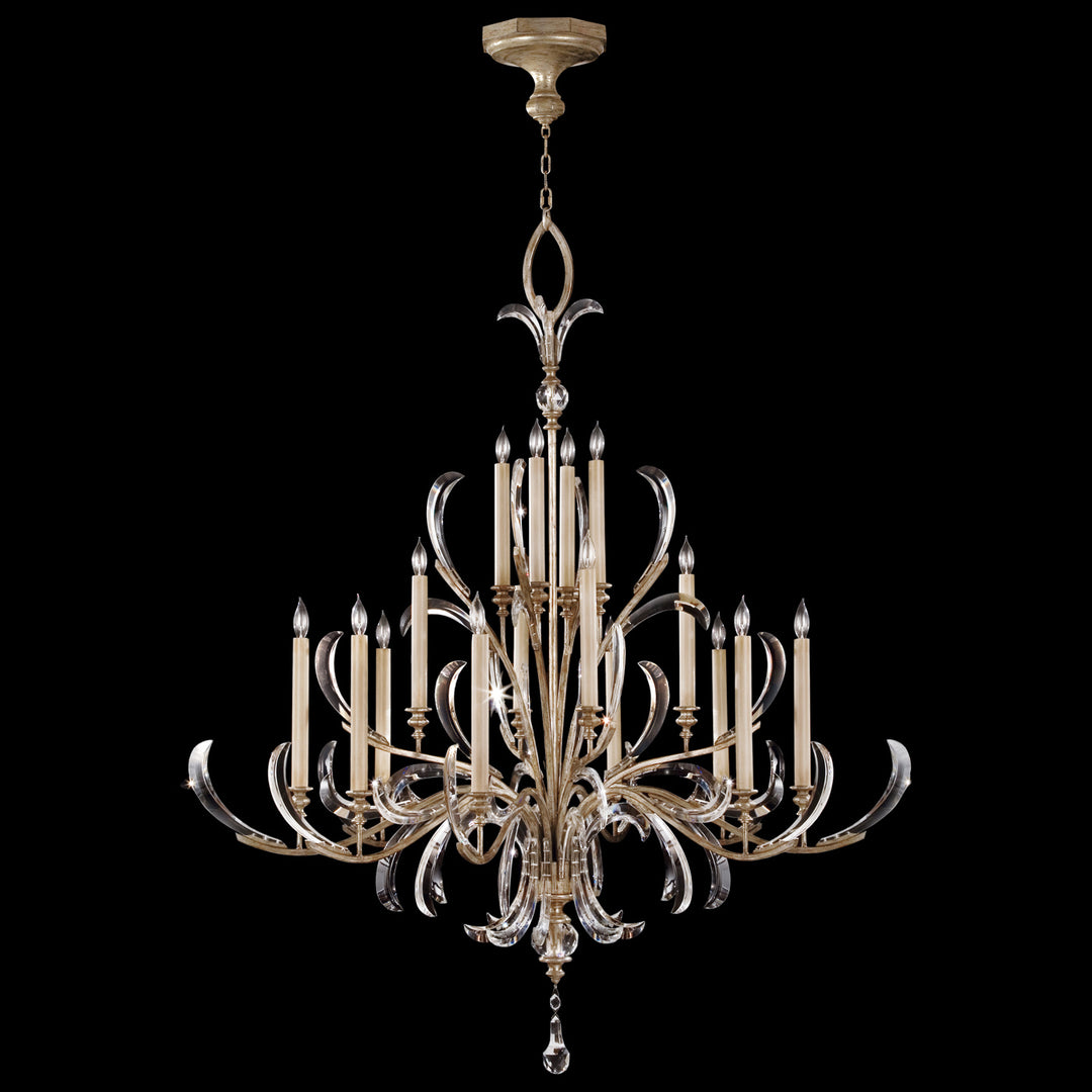 Fine Art Beveled Arcs 739640ST Chandelier Light - Silver
