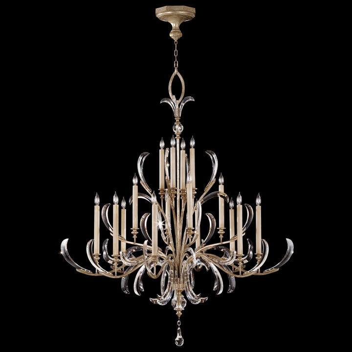 Fine Art Beveled Arcs 739640ST Chandelier Light - Silver