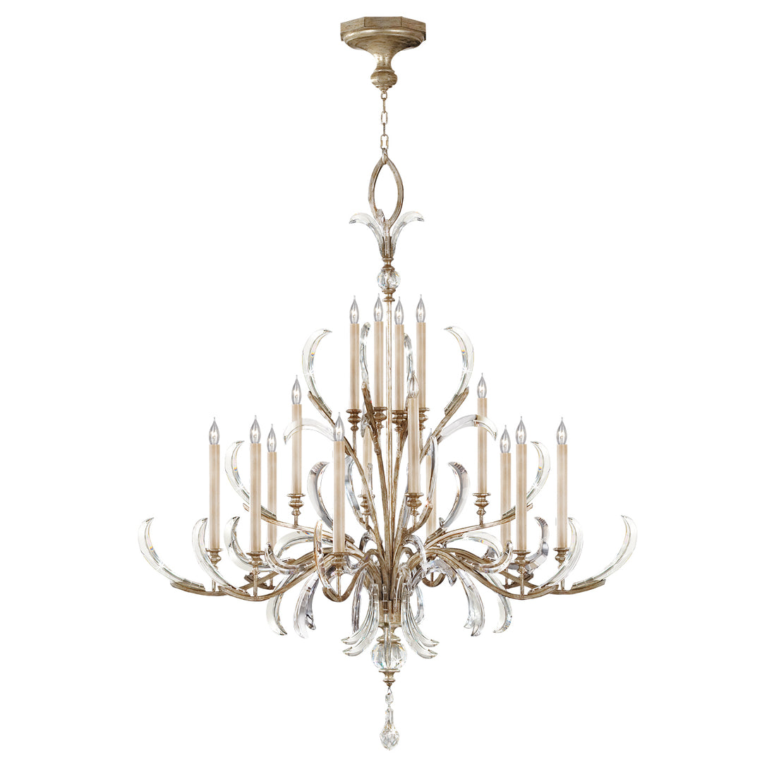 Fine Art Beveled Arcs 739640ST Chandelier Light - Silver