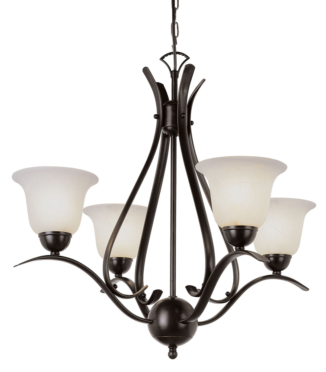 Trans Globe Imports Aspen 9280 ROB Chandelier Light - Rubbed Oil Bronze