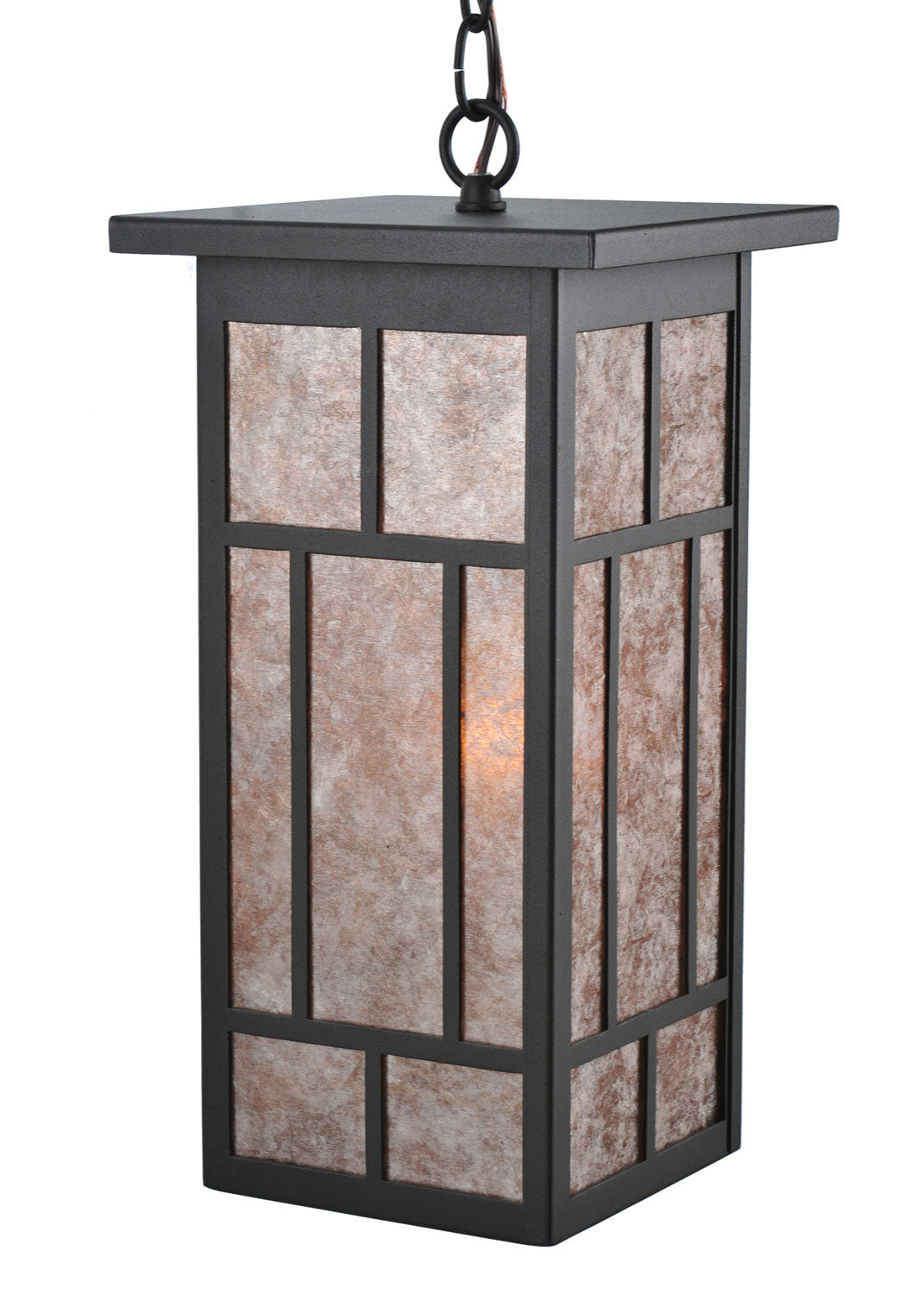 Meyda Tiffany Lighting 106532 Hyde Park One Light Pendant Outdoor Bronze / Dark