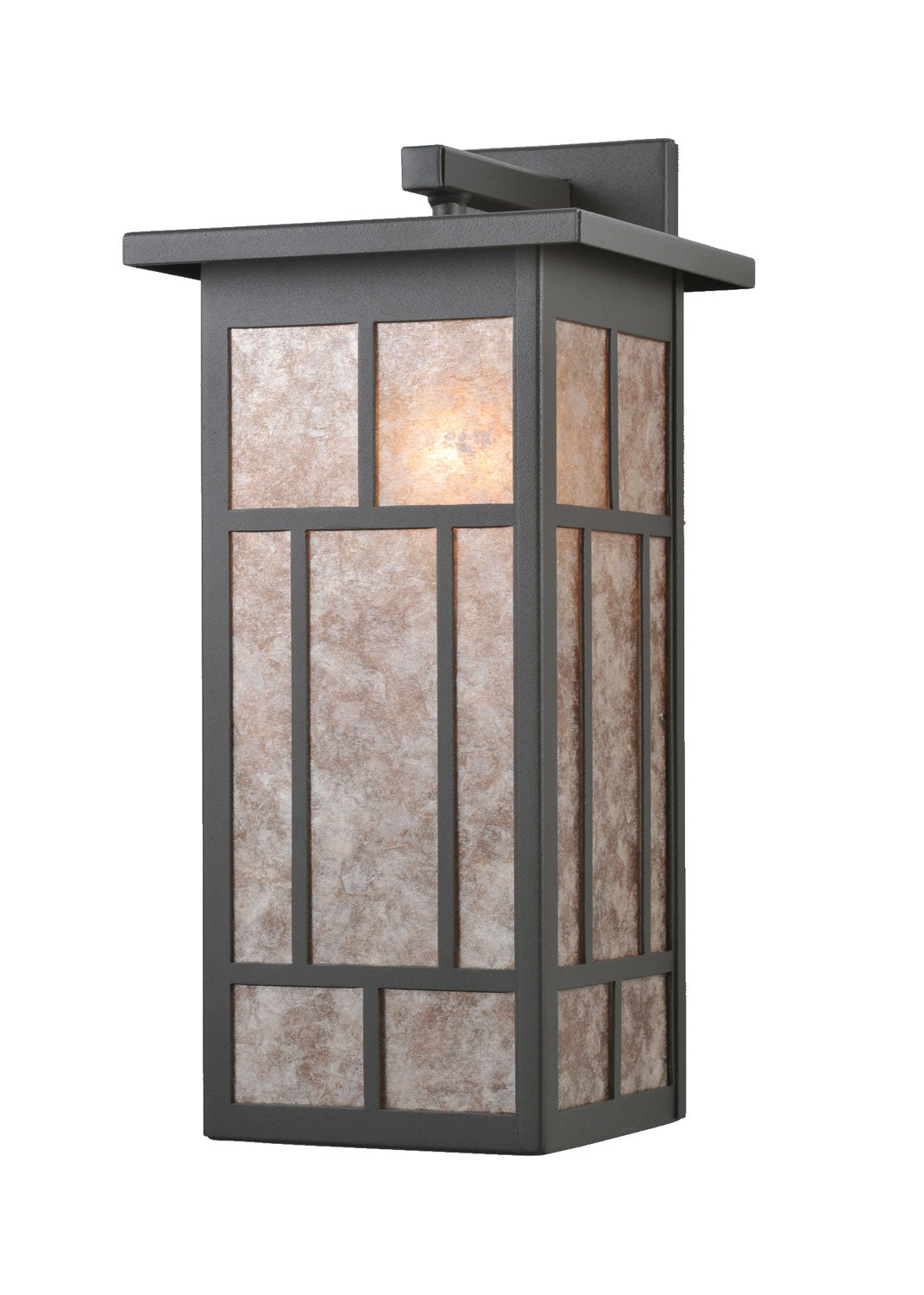 Meyda Tiffany Lighting 106533 Hyde Park One Light Wall Sconce Outdoor Bronze / Dark