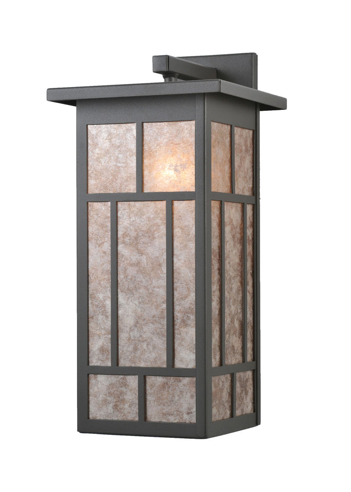Meyda Tiffany Lighting 106533 Hyde Park One Light Wall Sconce Outdoor Bronze / Dark