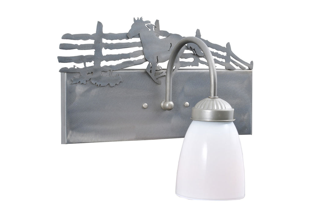 Meyda Tiffany Running Horses 106675 Wall Light - Steel