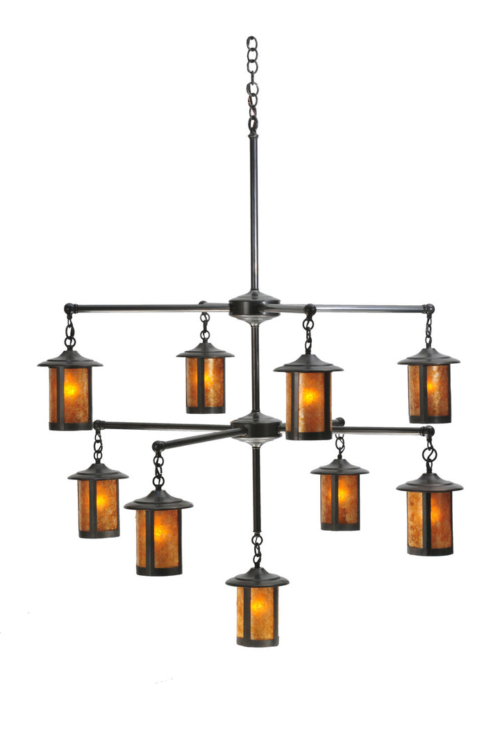 Meyda Tiffany Fulton 107194 Chandelier Light - Craftsman Brown