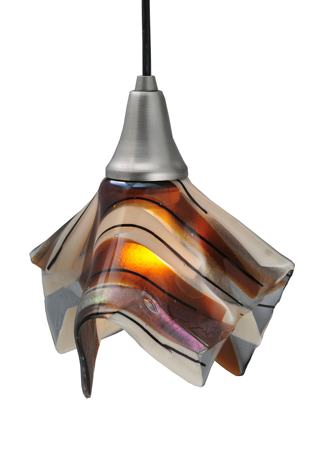 Meyda Tiffany Metro Fusion 107421 Pendant Light - Nickel