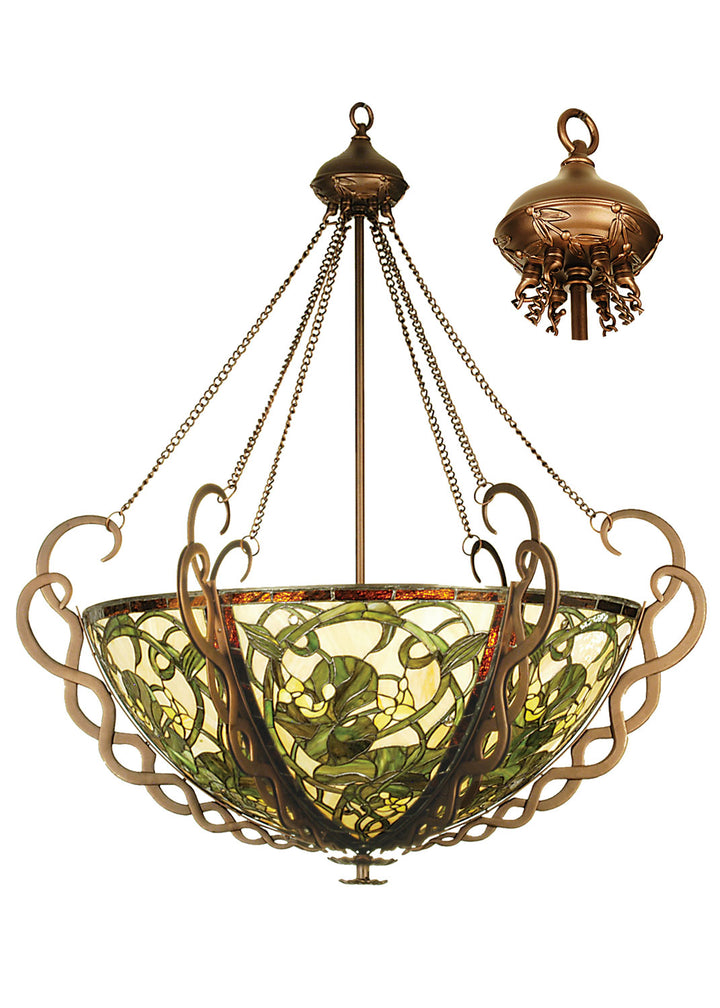 Meyda Tiffany Dutchman'S Pipe 27227 Pendant Light - Craftsman Brown