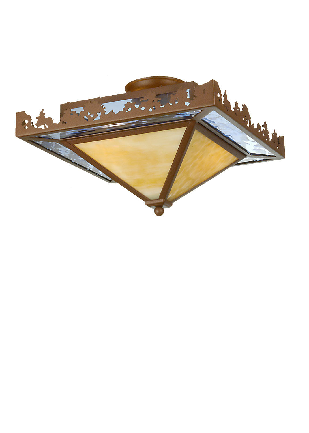 Meyda Tiffany Pine Lake 51506 Ceiling Light - Rust