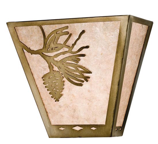 Meyda Tiffany Whispering Pines 52063 Wall Light - Antique Copper