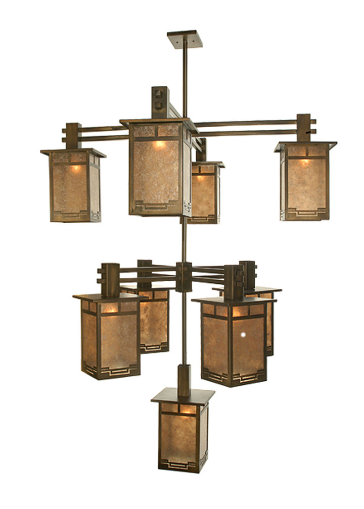 Meyda Tiffany Roylance 72482 Chandelier Light - Antique Copper