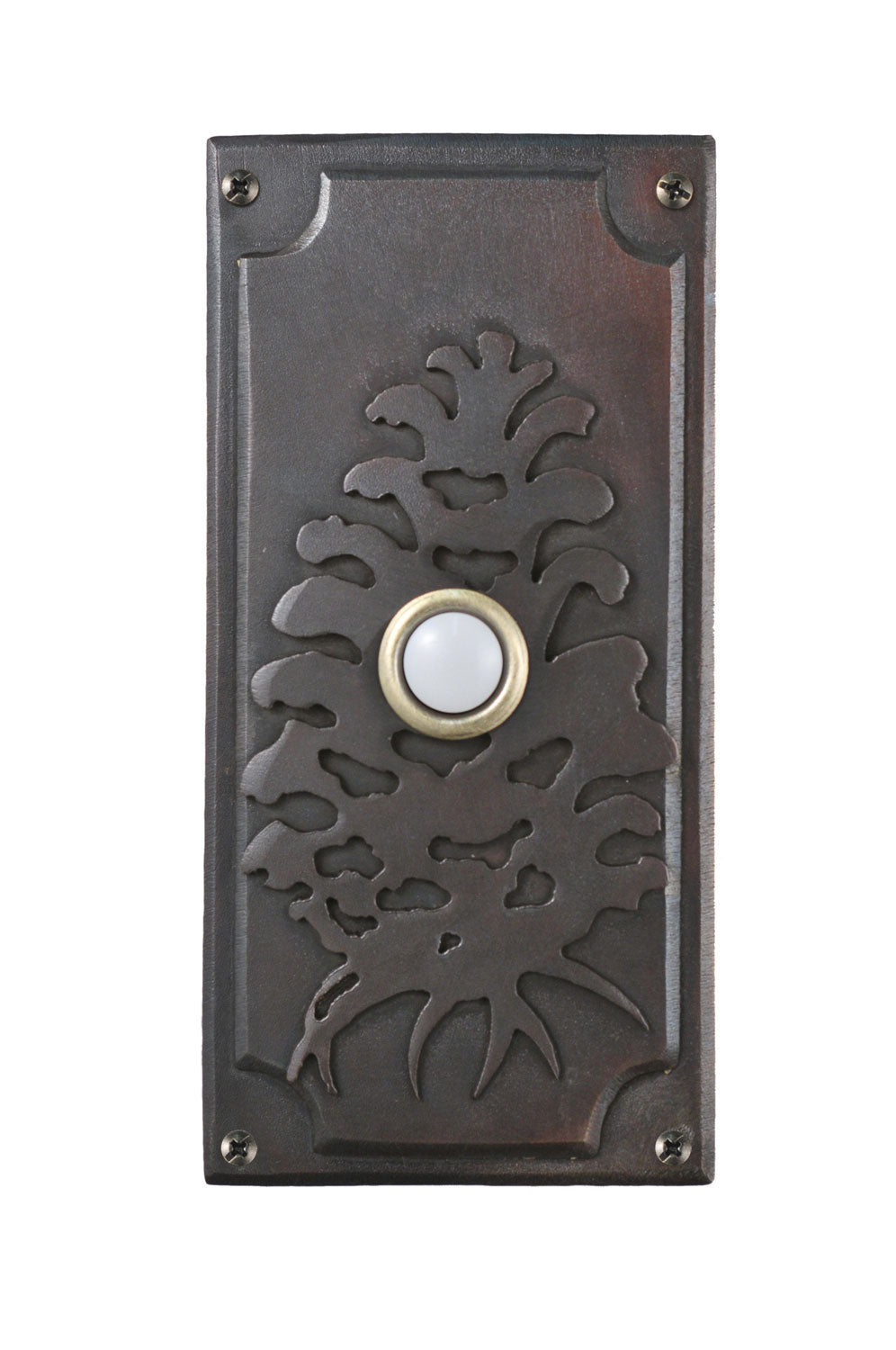 Meyda Tiffany Lighting 79966 Spruce Pine Door Bell Cover Decor Bronze / Dark