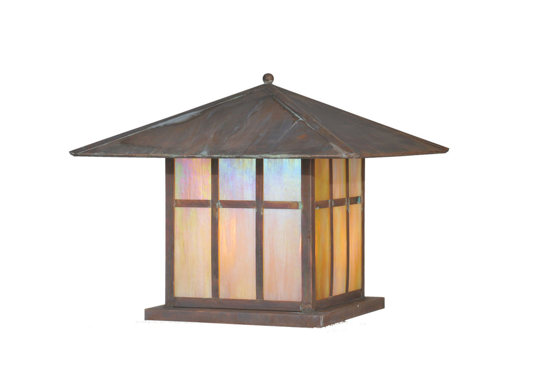 Meyda Tiffany Lighting 99696 Seneca Two Light Pier Mount Outdoor Bronze / Dark