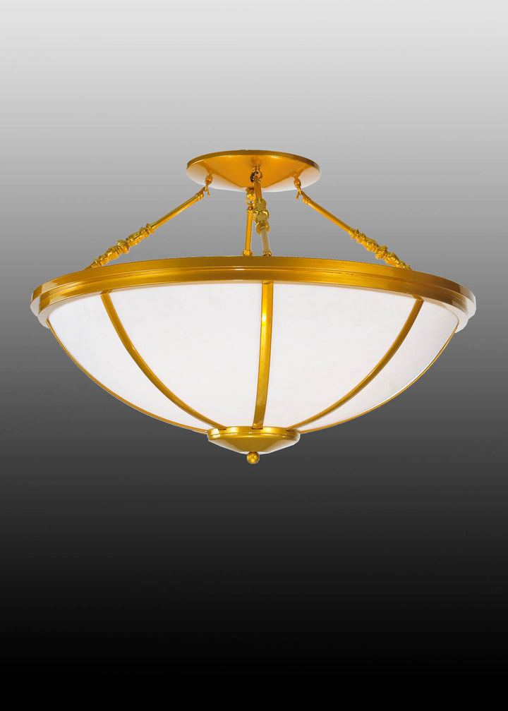 Meyda Tiffany Commerce 99805 Ceiling Light - Polished Brass