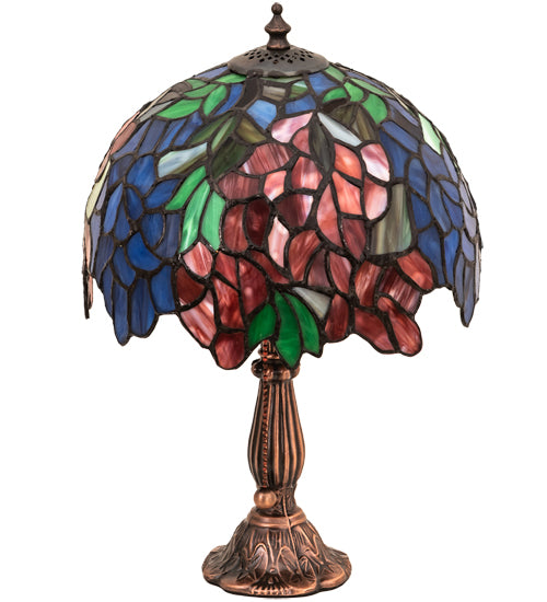 Meyda Tiffany Lighting 26587 Tiffany Laburnum One Light Accent Lamp Lamp Bronze / Dark