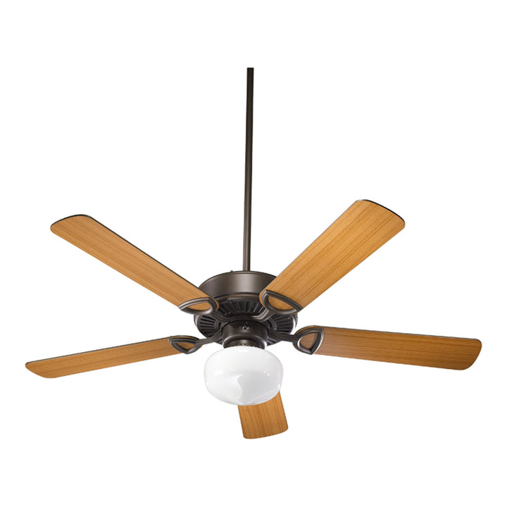 Quorum ESTATE 43525-86 Ceiling Fan 52 in. - Oiled Bronze, Oiled Bronze/Walnut