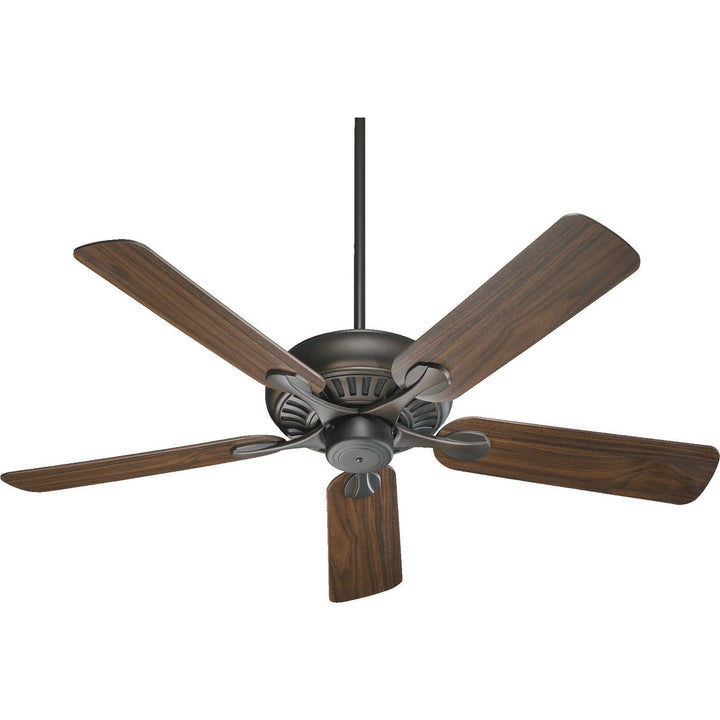 Quorum Pinnacle 91525-86 Ceiling Fan 52 in. - Oiled Bronze, Oiled Bronze/Walnut