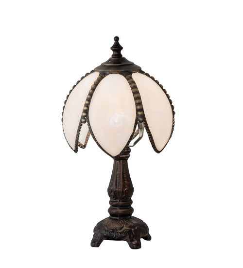 Meyda Tiffany Lighting 26782 Petal Bud One Light Mini Lamp Lamp Bronze / Dark