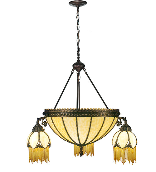 Meyda Tiffany Gothic 26802 Chandelier Light - Beige Beige D