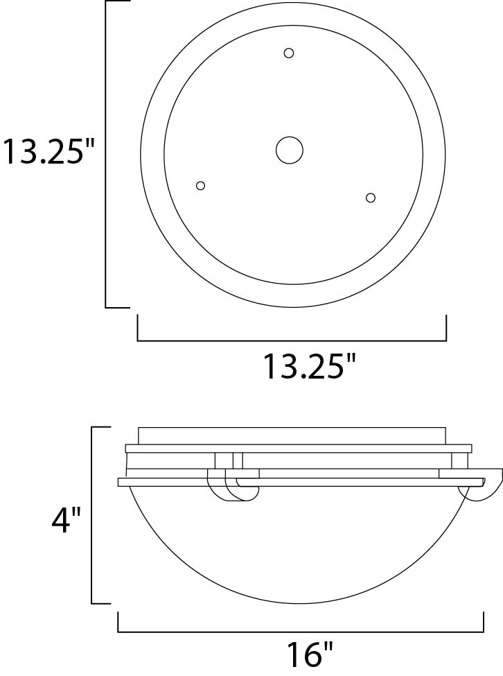 Maxim Malaga 2681MRSN Ceiling Light - Satin Nickel