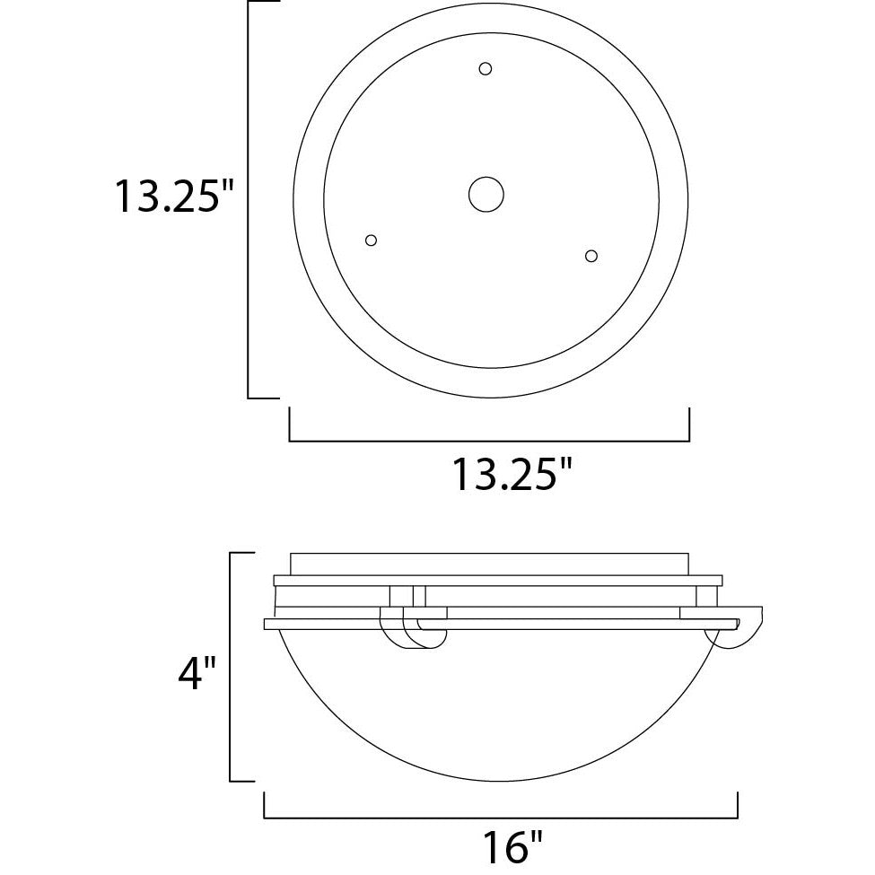 Maxim Malaga 2681MRSN Ceiling Light - Satin Nickel